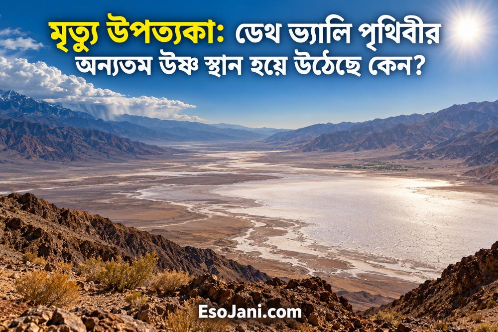 ডেথ ভ্যালি এত উষ্ণ কেন? মৃত্যু উপত্যকার প্রচণ্ড তাপের ভৌগোলিক ব্যাখ্যা
