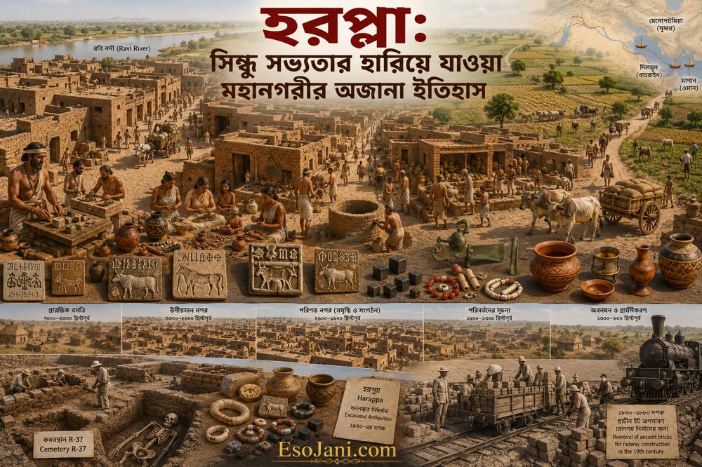 হরপ্পা: সিন্ধু সভ্যতার হারিয়ে যাওয়া মহানগরীর অজানা ইতিহাস