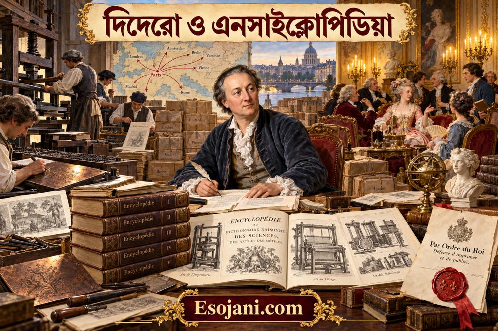 দিদেরো ও এনসাইক্লোপিডিয়া: আলোকায়নের জ্ঞান যেভাবে ইউরোপজুড়ে ছড়িয়েছিল