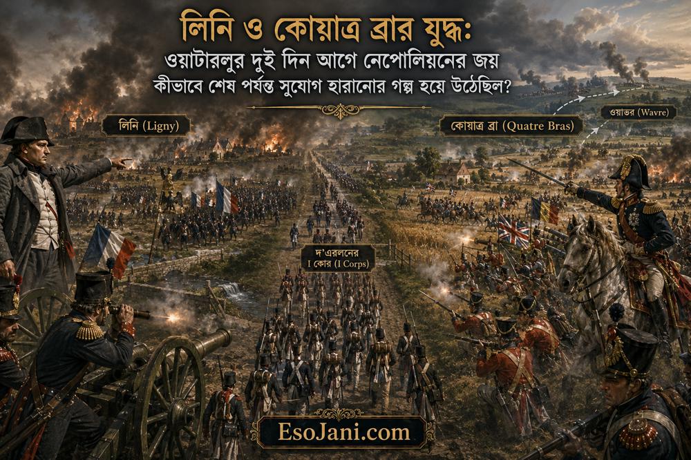 লিনি ও কোয়াত্র-ব্রার যুদ্ধ: ওয়াটারলুর দুই দিন আগে নেপোলিয়নের বিজয় কীভাবে হারানো সুযোগে পরিণত হয়েছিল?