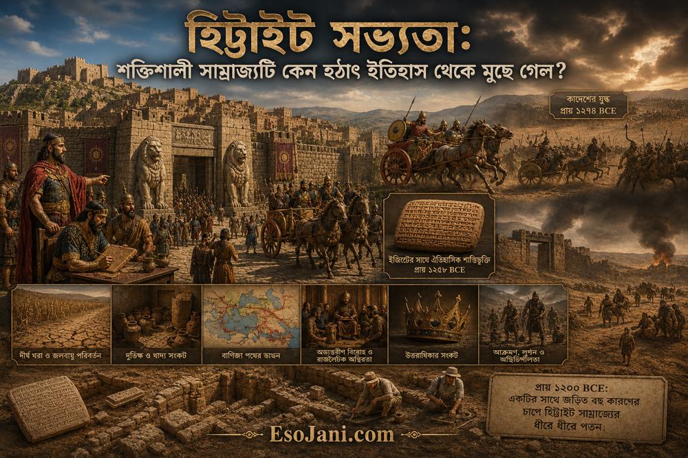 হিট্টাইট সভ্যতা: শক্তিশালী সাম্রাজ্যটি কেন হঠাৎ ইতিহাস থেকে মুছে গেল?