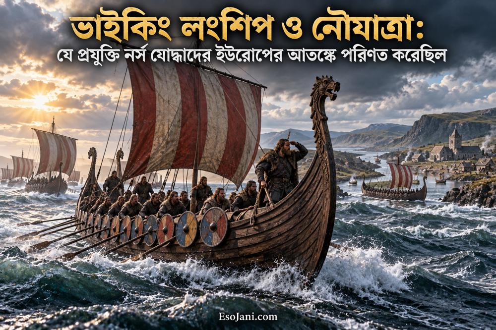 ভাইকিং লংশিপ ও নৌযাত্রা: যে প্রযুক্তি নর্স যোদ্ধাদের ইউরোপের আতঙ্কে পরিণত করেছিল