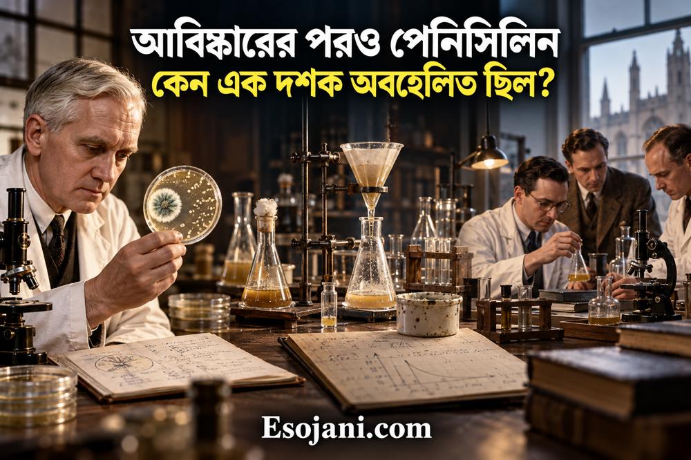 আবিষ্কারের পরও পেনিসিলিন কেন এক দশক চিকিৎসায় আসেনি?