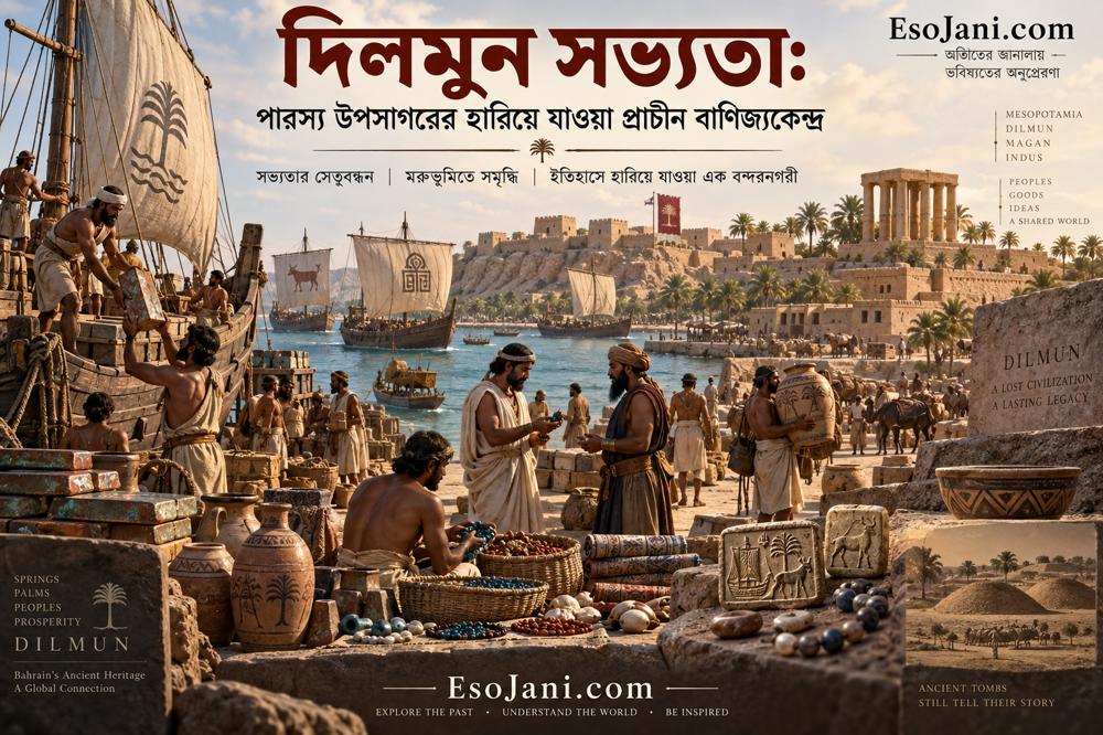 দিলমুন সভ্যতা: পারস্য উপসাগরের হারিয়ে যাওয়া প্রাচীন বাণিজ্যকেন্দ্রের রহস্যময় ইতিহাস