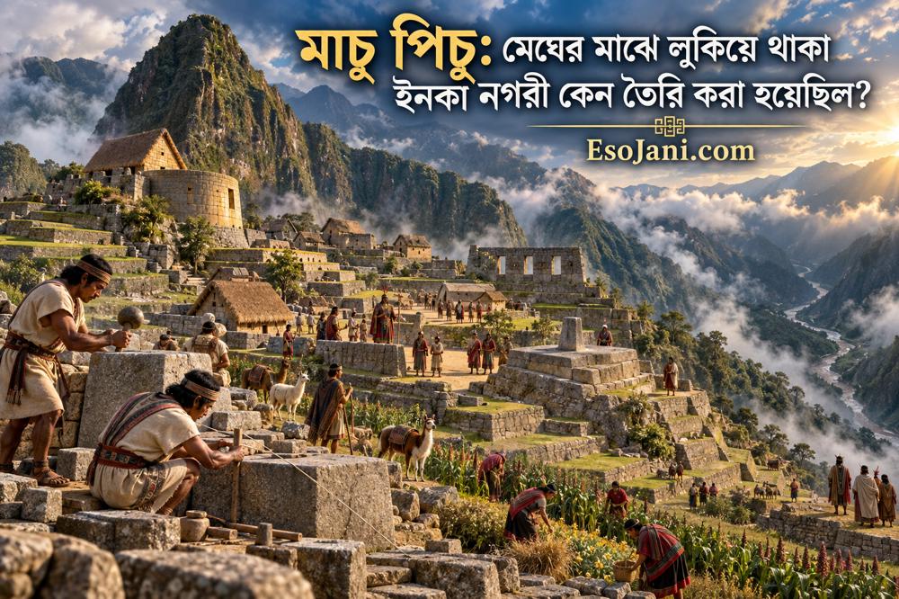 মাচু পিচু: মেঘের মাঝে লুকিয়ে থাকা ইনকা নগরী কেন তৈরি করা হয়েছিল?