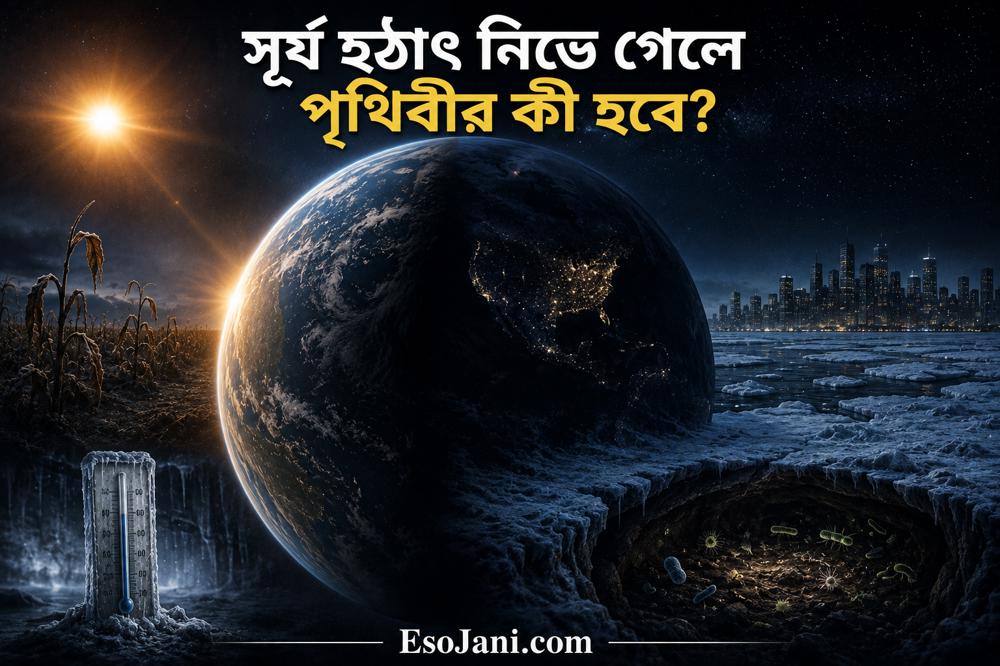 সূর্য হঠাৎ নিভে গেলে পৃথিবীর কী হবে? আলো হারানো থেকে পৃথিবীর চূড়ান্ত পরিণতি
