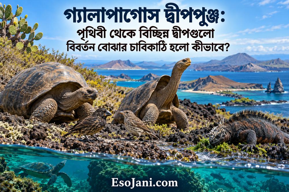 গ্যালাপাগোস দ্বীপপুঞ্জ বিবর্তন বোঝার চাবিকাঠি হলো কীভাবে?