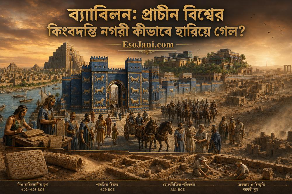 ব্যাবিলন: প্রাচীন বিশ্বের কিংবদন্তি নগরী কীভাবে হারিয়ে গেল?
