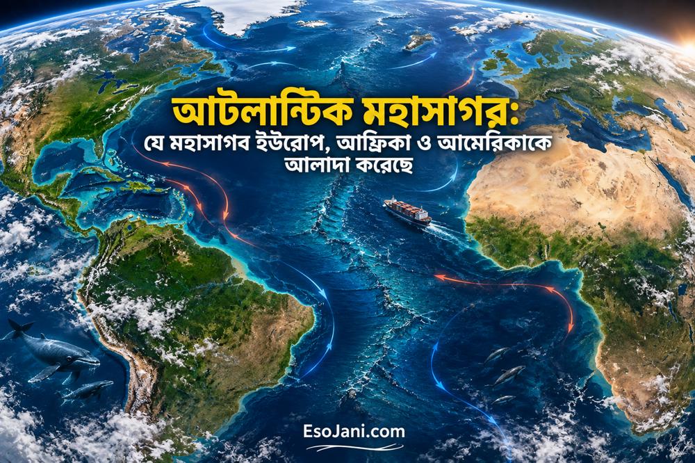 আটলান্টিক মহাসাগর: ইউরোপ, আফ্রিকা ও আমেরিকাকে আলাদা করা বিশাল জলরাশির ইতিহাস