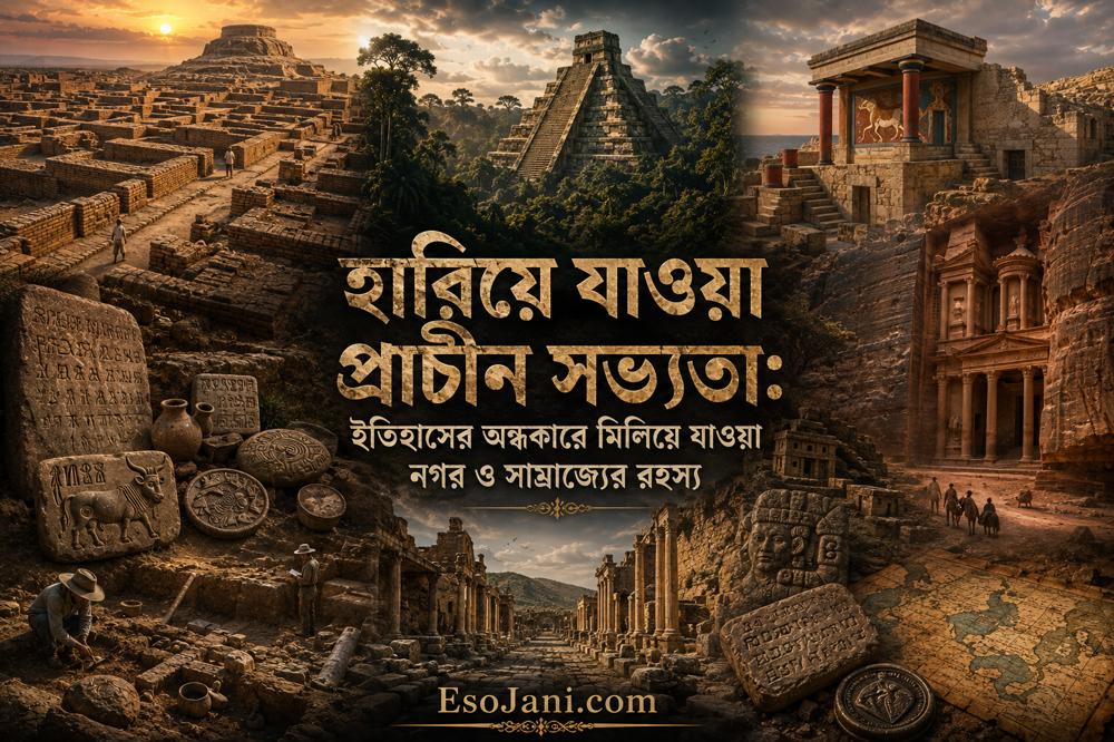 হারিয়ে যাওয়া প্রাচীন সভ্যতা: ইতিহাসের অন্ধকারে মিলিয়ে যাওয়া নগর ও সাম্রাজ্যের রহস্য