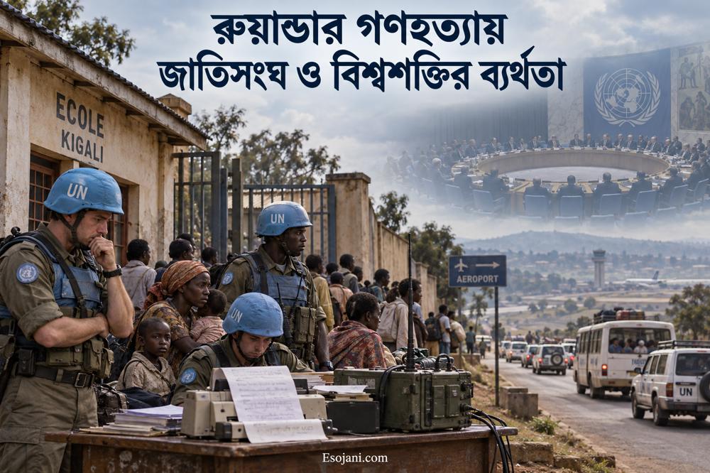 রুয়ান্ডার গণহত্যায় জাতিসংঘ ও বিশ্বশক্তির ব্যর্থতা: কেন থামেনি হত্যাযজ্ঞ?
