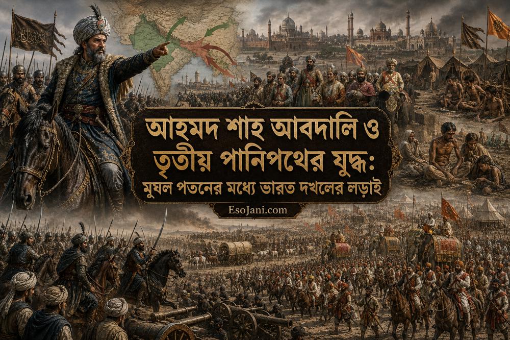আহমদ শাহ আবদালি ও তৃতীয় পানিপথের যুদ্ধ: মুঘল পতনের মধ্যে ভারত দখলের লড়াই