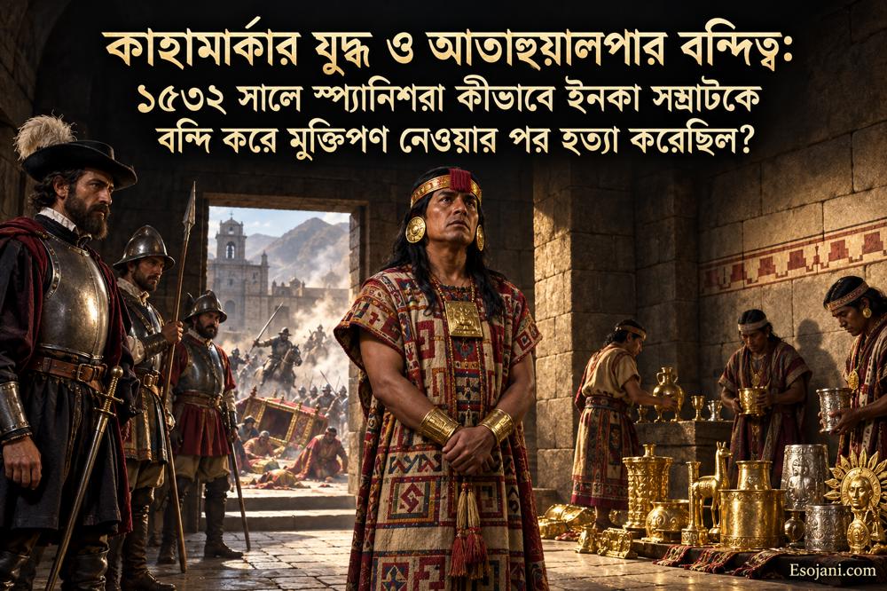 কাহামার্কার যুদ্ধ: আতাহুয়ালপার বন্দিত্ব, মুক্তিপণ ও হত্যার ইতিহাস