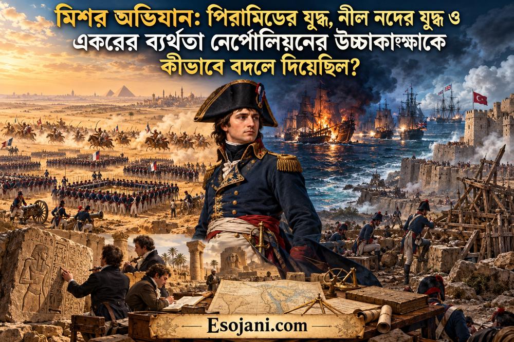 নেপোলিয়নের মিশর অভিযান: পিরামিডের বিজয় থেকে একরের ব্যর্থতা