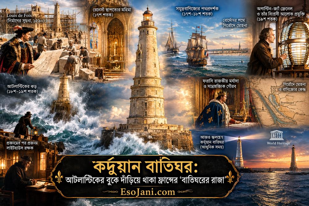 কর্দুয়ান বাতিঘর: আটলান্টিকের বুকে দাঁড়িয়ে থাকা ফ্রান্সের ‘বাতিঘরের রাজা’