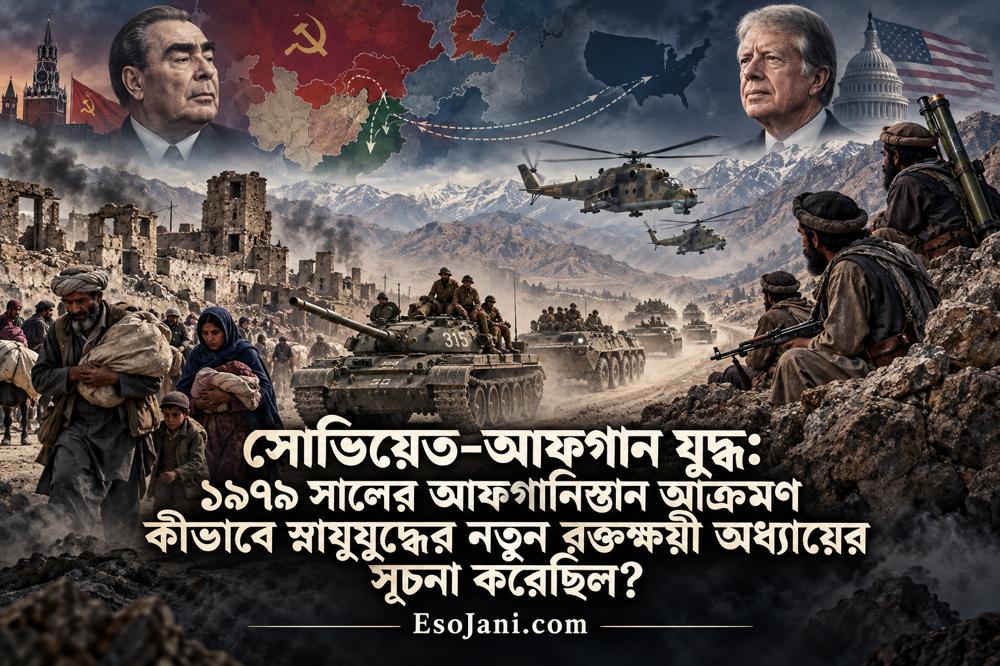সোভিয়েত–আফগান যুদ্ধ: ১৯৭৯ সালের আক্রমণ ও স্নায়ুযুদ্ধের রক্তক্ষয়ী অধ্যায়