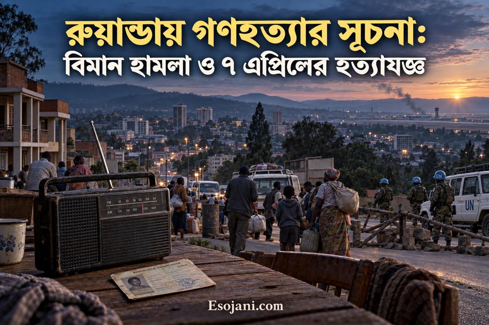 রুয়ান্ডায় গণহত্যার সূচনা: বিমান হামলা ও ৭ এপ্রিলের হত্যাযজ্ঞ