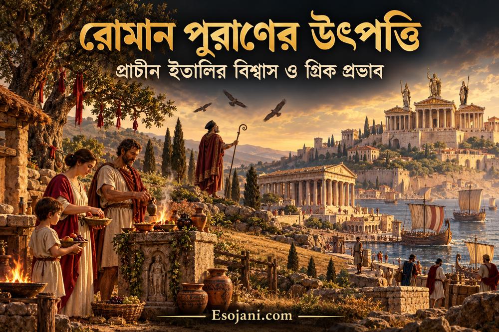 রোমান পুরাণের উৎপত্তি: ইতালীয় বিশ্বাস ও গ্রিক প্রভাবে দেবদেবীর জগৎ