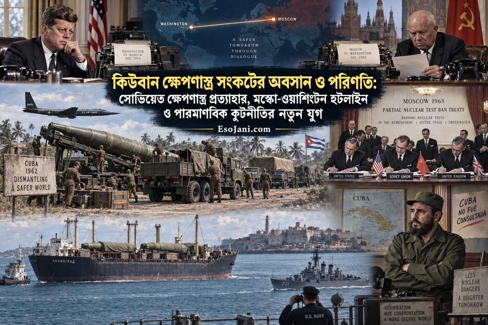 কিউবান ক্ষেপণাস্ত্র সংকটের অবসান: ক্ষেপণাস্ত্র প্রত্যাহার, হটলাইন ও নতুন পারমাণবিক কূটনীতি
