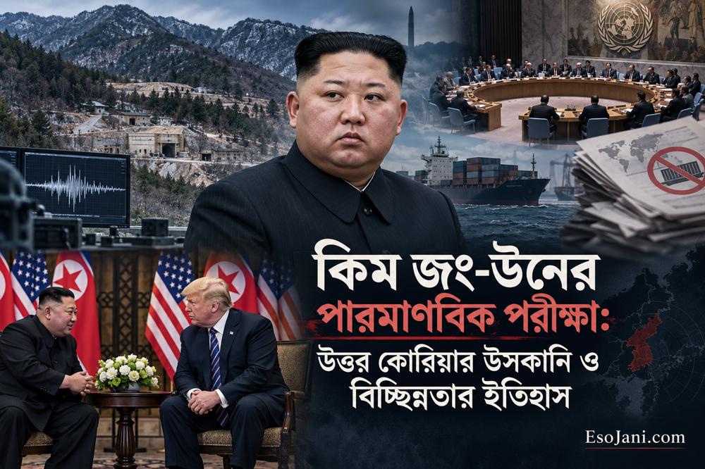 কিম জং-উনের পারমাণবিক পরীক্ষা: উত্তর কোরিয়ার উসকানি ও বিচ্ছিন্নতার ইতিহাস