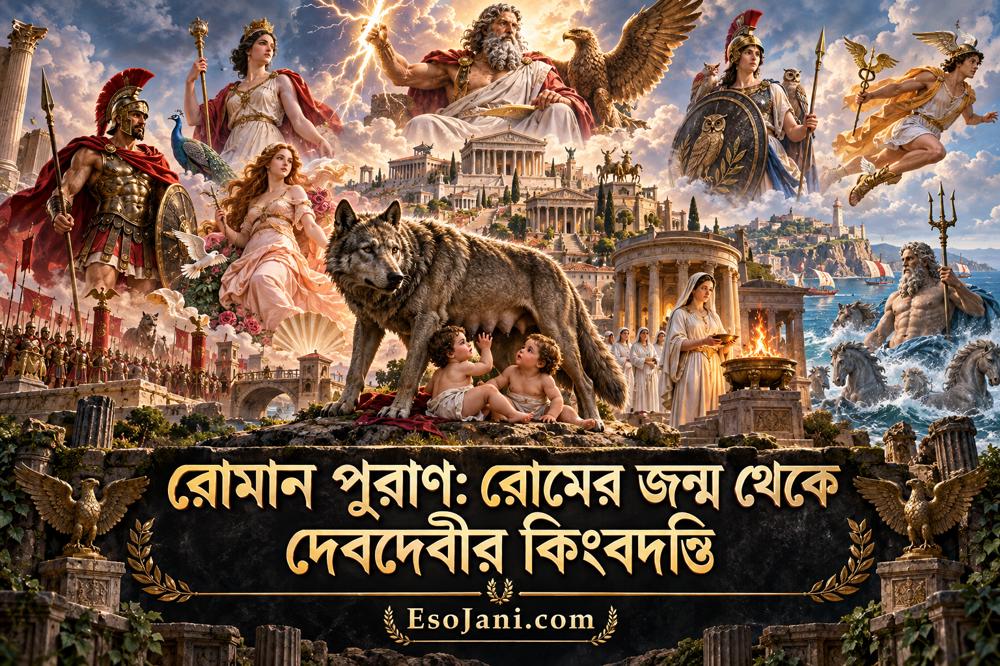 রোমান পুরাণ: রোমের জন্ম থেকে দেবদেবীর কিংবদন্তি