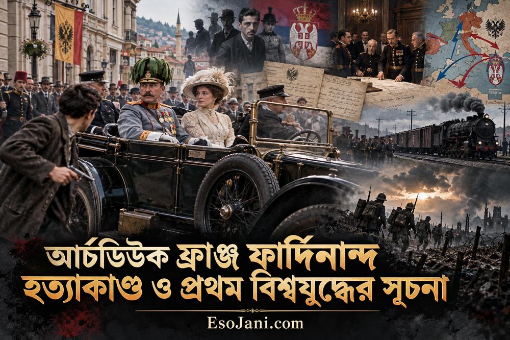 আর্চডিউক ফ্রাঞ্জ ফার্দিনান্দ হত্যাকাণ্ড ও প্রথম বিশ্বযুদ্ধের সূচনা